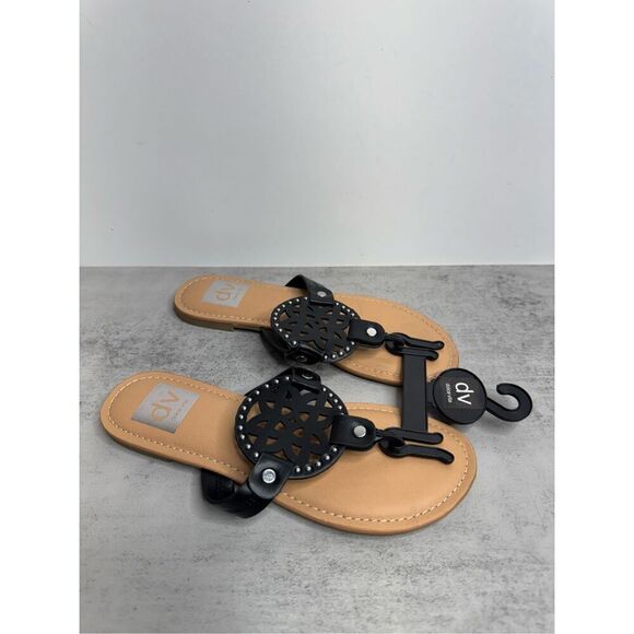 DV‎ by Dolce Vita Sandals Size 5 Medallion Black Summer Shoes NEW - Picture 6 of 9